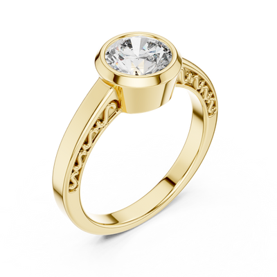 Calyndra 6.5 mm Diamond Ring