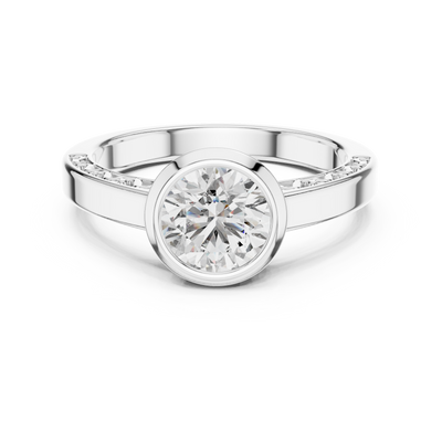 Calyndra 6.5 mm Diamond Ring