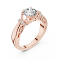 Elarienne 6.5 mm Diamond Ring