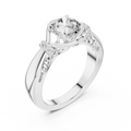 Elarienne 6.5 mm Diamond Ring