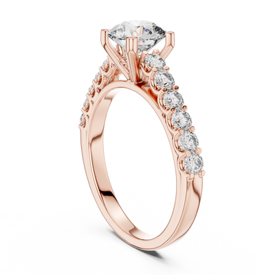 Vaelisse 6.5 mm Diamond Ring