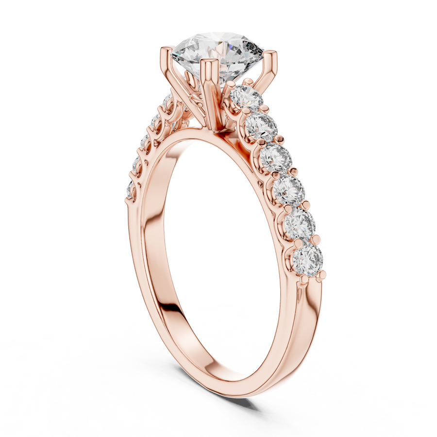 Vaelisse 6.5 mm Diamond Ring