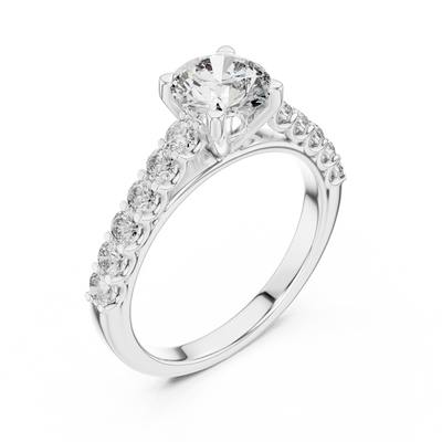 Vaelisse 6.5 mm Diamond Ring