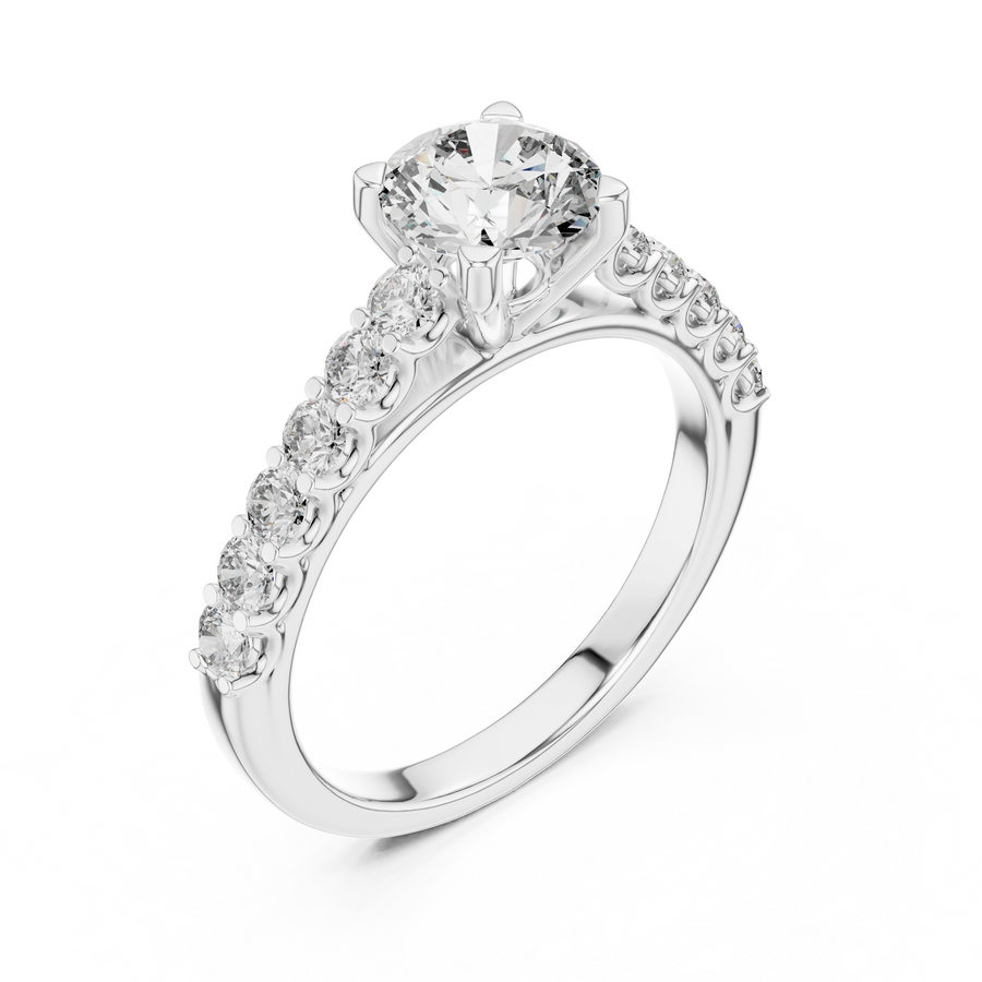 Vaelisse 6.5 mm Diamond Ring