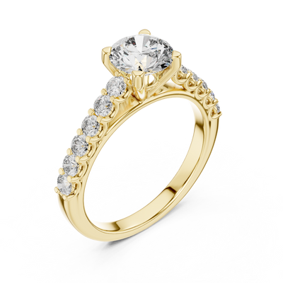 Vaelisse 6.5 mm Diamond Ring