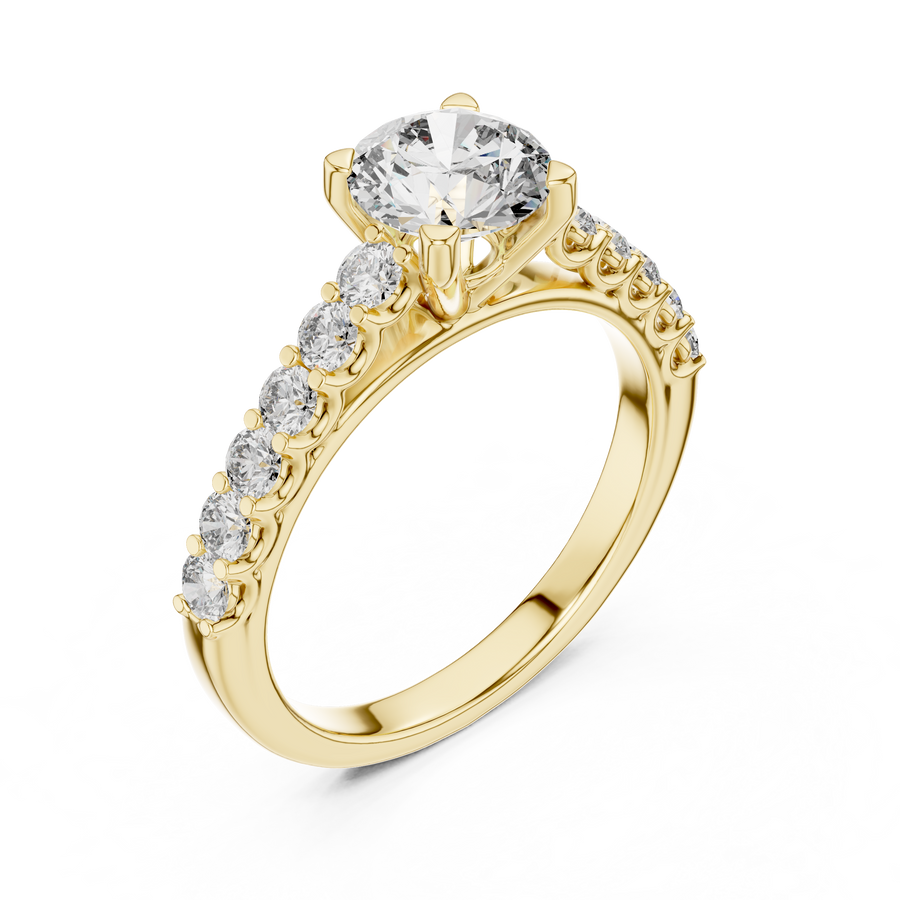 Vaelisse 6.5 mm Diamond Ring