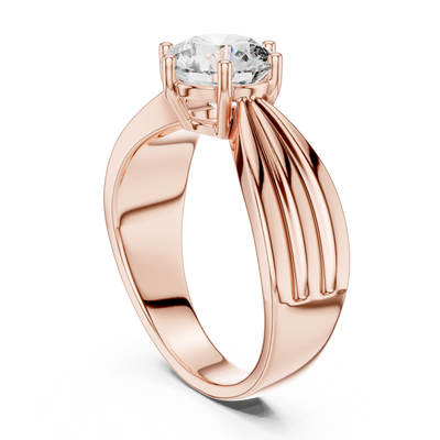 Virelia 7 mm Diamond Ring