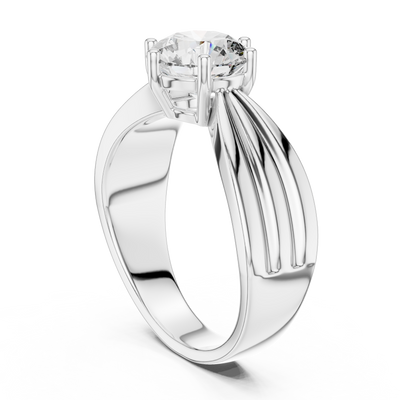 Virelia 7 mm Diamond Ring