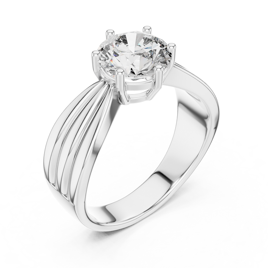 Virelia 7 mm Diamond Ring