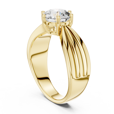 Virelia 7 mm Diamond Ring