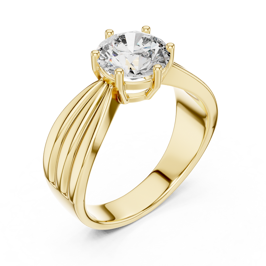 Virelia 7 mm Diamond Ring
