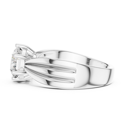 Virelia 7 mm Diamond Ring