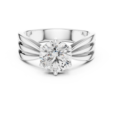 Virelia 7 mm Diamond Ring