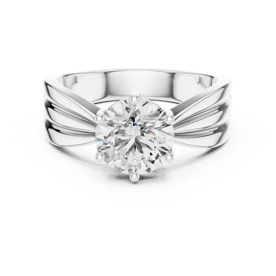 Virelia 7 mm Diamond Ring