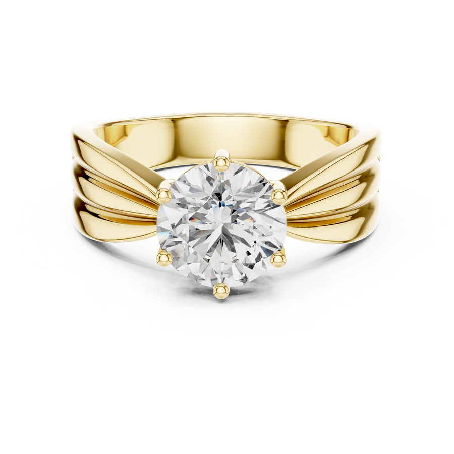 Virelia 7 mm Diamond Ring