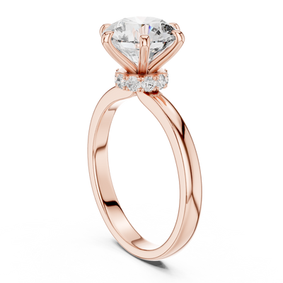 Novalisse 8 mm Diamond Ring