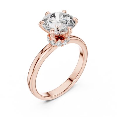 Novalisse 8 mm Diamond Ring