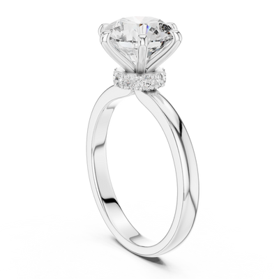 Novalisse 8 mm Diamond Ring