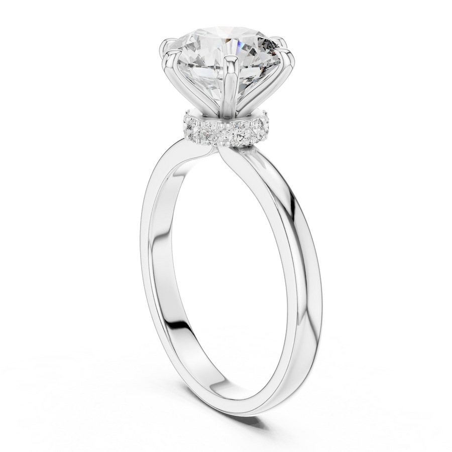 Novalisse 8 mm Diamond Ring