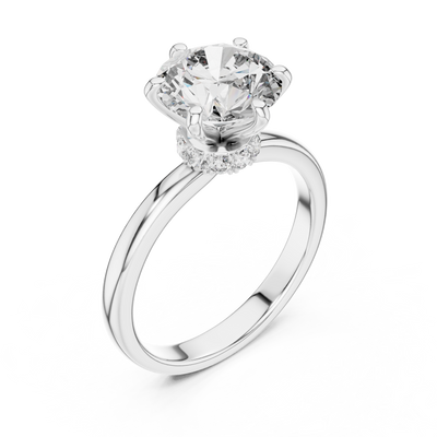 Novalisse 8 mm Diamond Ring