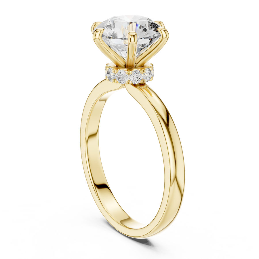 Novalisse 8 mm Diamond Ring