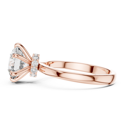 Novalisse 8 mm Diamond Ring