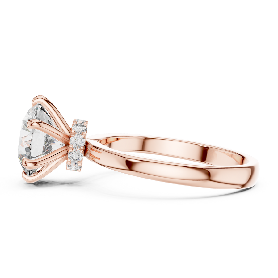 Novalisse 8 mm Diamond Ring