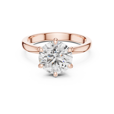 Novalisse 8 mm Diamond Ring