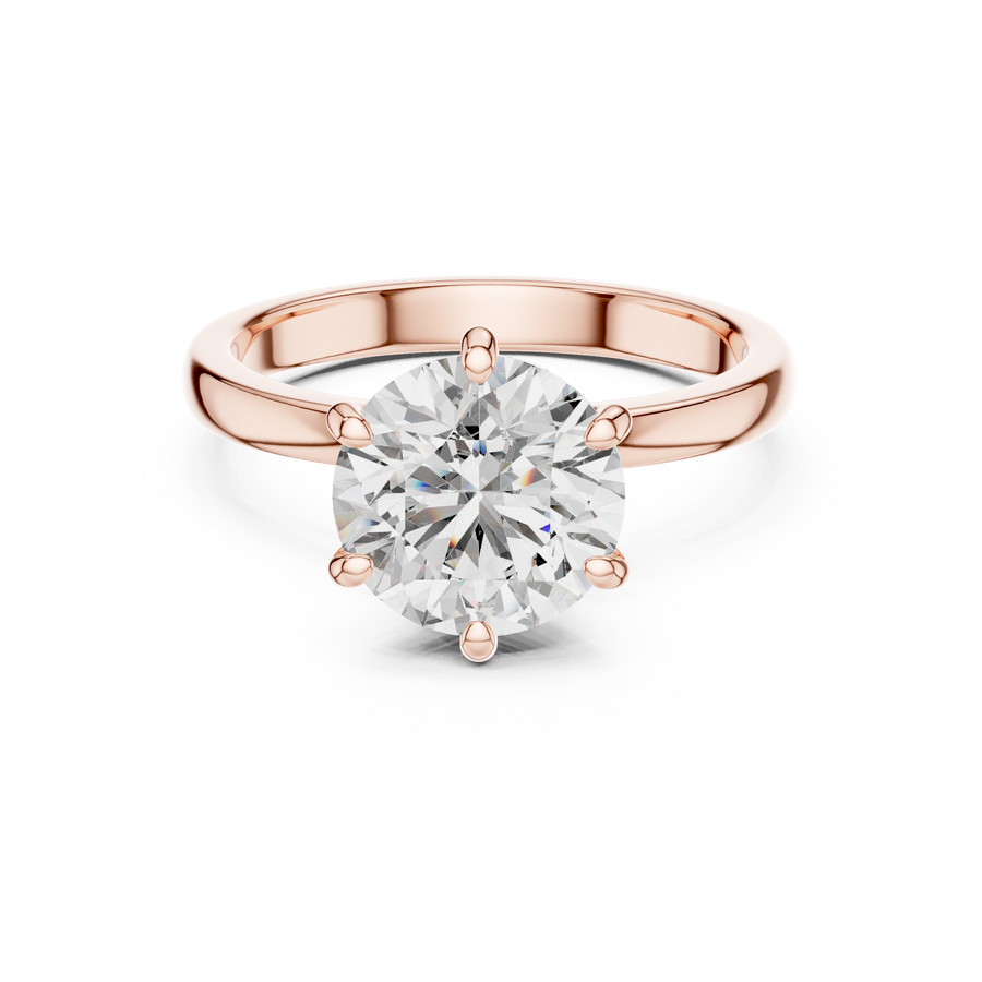 Novalisse 8 mm Diamond Ring