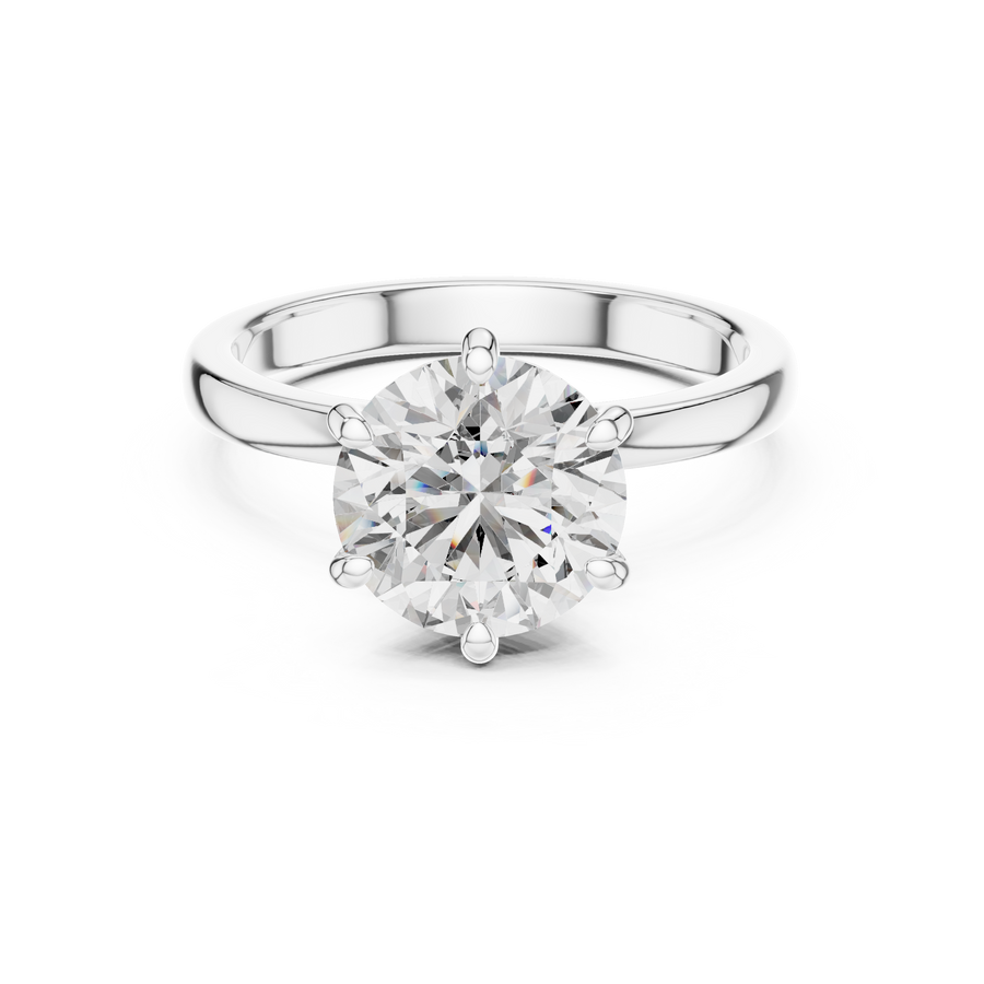 Novalisse 8 mm Diamond Ring