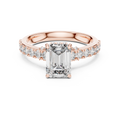 Ophirene Emerald cut Diamond Ring