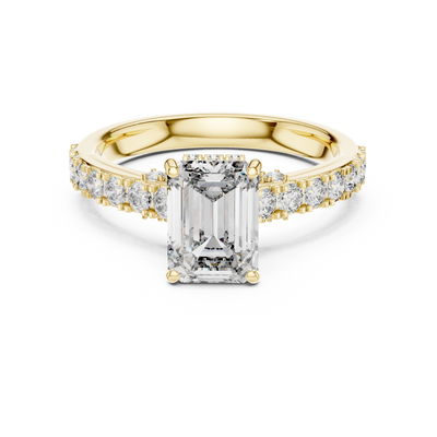 Ophirene Emerald cut Diamond Ring