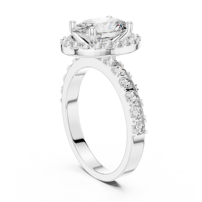 Maevora 9.4 × 6.5 mm Oval Diamond Ring
