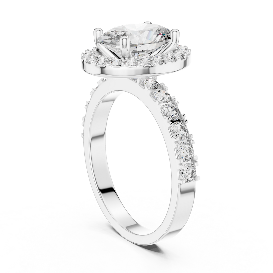 Maevora 9.4 × 6.5 mm Oval Diamond Ring