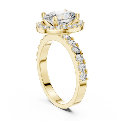 Maevora 9.4 × 6.5 mm Oval Diamond Ring