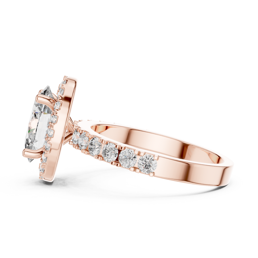 Maevora 9.4 × 6.5 mm Oval Diamond Ring