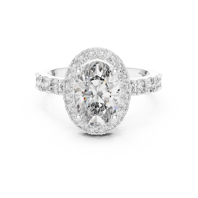 Maevora 9.4 × 6.5 mm Oval Diamond Ring