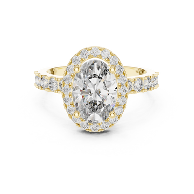 Maevora 9.4 × 6.5 mm Oval Diamond Ring