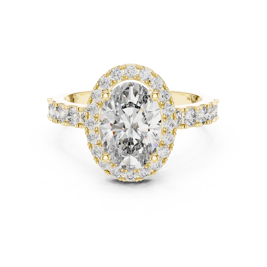 Maevora 9.4 × 6.5 mm Oval Diamond Ring