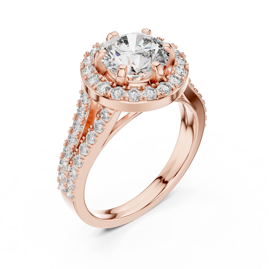 Cavellia 7.0 mm Diamond Ring