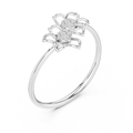 Evelisse Floral  Diamond Ring