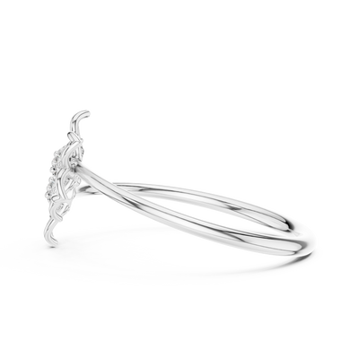 Evelisse Floral  Diamond Ring