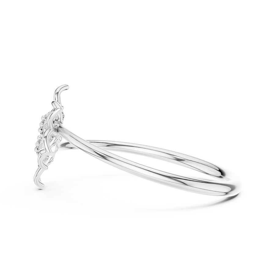 Evelisse Floral  Diamond Ring