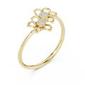 Evelisse Floral  Diamond Ring