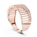 Aurevienne Sweeping Pavé Diamond Ring