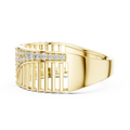 Aurevienne Sweeping Pavé Diamond Ring
