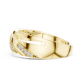 Elvarienne Diagonal Pavé Diamond Ring