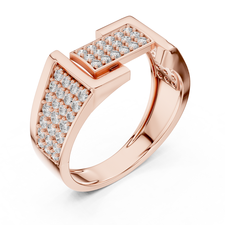 Valerienne Multi-Size Round  Diamond Ring
