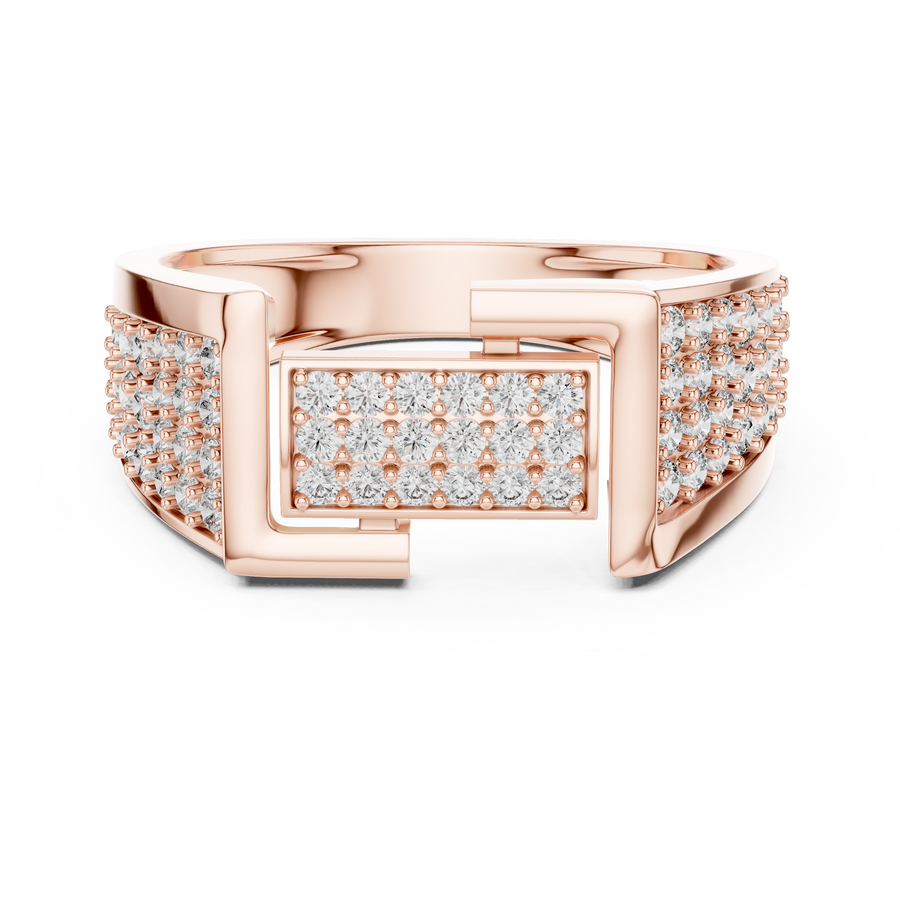 Valerienne Multi-Size Round  Diamond Ring