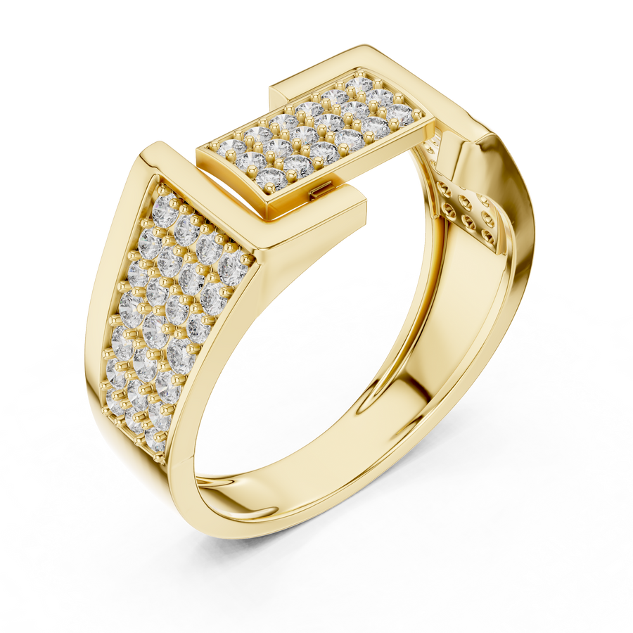 Valerienne Multi-Size Round  Diamond Ring